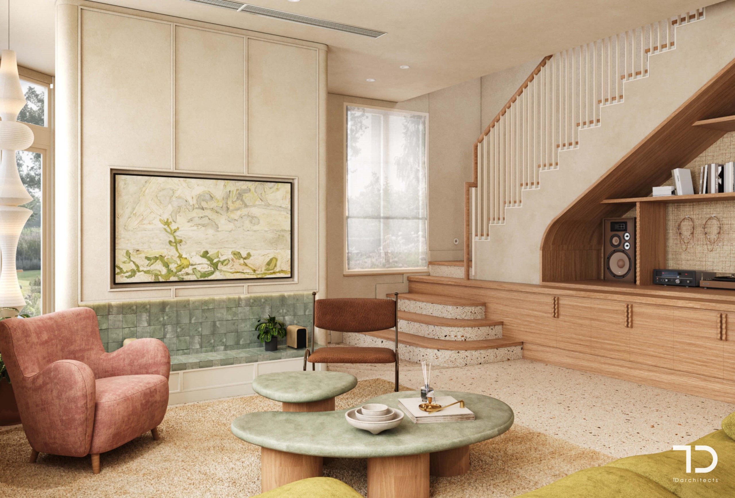 Nhà phố AKA – Dấu ấn kết hợp truyền thống và Mid-Century