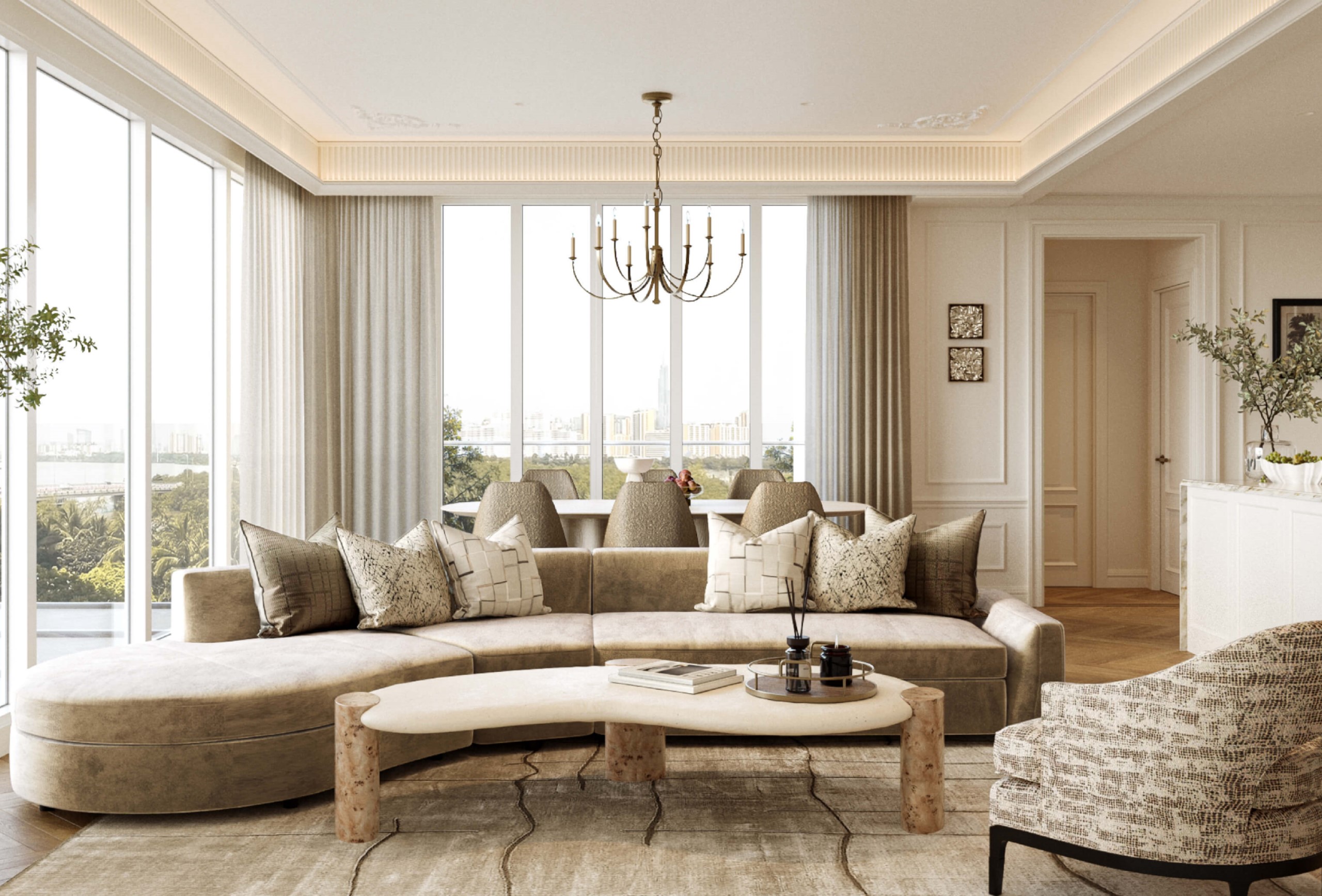 CĂN HỘ BAHAMAS – Parisian Chic giữa nét cổ điển và đương đại